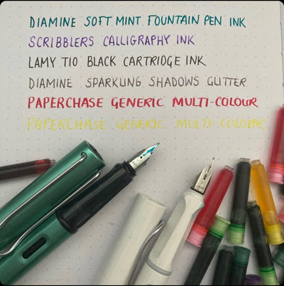 Ink Pot journals are perfect for fountain pens